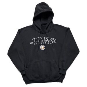VTG Team Jucao Brazilian Jiu Jitsu Hoodie Sweatshirt BJJ MMA Mens L Double Sided